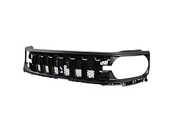 Mesh Upper Replacement Grille; Gloss Black (21-26 Bronco Sport)