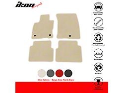 Nylon Carpet Front and Rear Floor Mats; Beige (21-25 Bronco Sport)