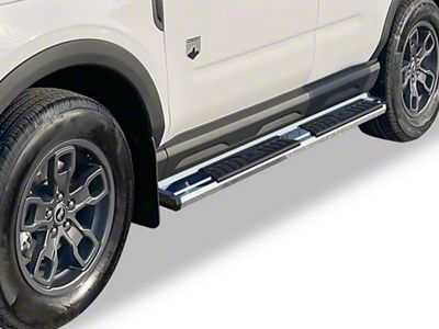 OE Style Running Boards; Black (21-25 Bronco Sport)