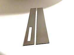 Pillar Post Trim; Stainless Steel; 4-Piece (21-25 Bronco Sport)