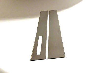 Pillar Post Trim; Stainless Steel; 4-Piece (21-25 Bronco Sport)
