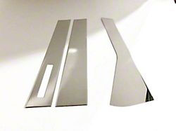 Pillar Post Trim; Stainless Steel; 6-Piece (21-25 Bronco Sport)