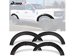 Pocket Style Fender Flares; Black (21-25 Bronco Sport)