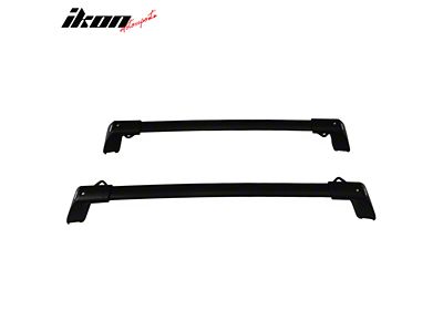 Roof Rack Cargo Carrier Crossbar; Black (21-25 Bronco Sport)
