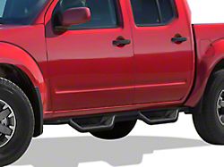 Round Tube Drop Style Nerf Side Step Bars; Black (21-25 Bronco Sport)
