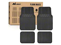 Rubber Floor Mats; Black (Universal; Some Adaptation May Be Required)
