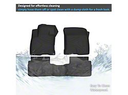 TOTALINER Heavy Duty Front and Rear Floor Liners; Black (21-25 Bronco Sport)