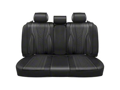 Touring Series Front and Rear Seat Covers; Black (Universal; Some Adaptation May Be Required)