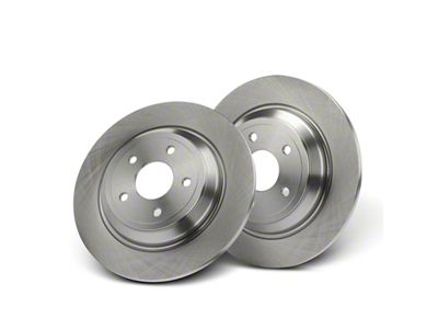 Vented 5-Lug Rotors; Rear Pair (21-25 Bronco Sport)
