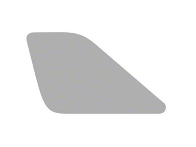 Window Tint Pre-Cut Kit; Rear Passenger Side Quarter; 25% Medium (21-25 Bronco Sport)