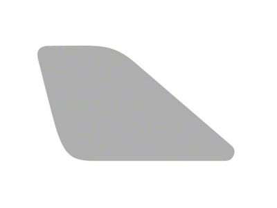 Window Tint Pre-Cut Kit; Rear Passenger Side Quarter; 5% Dark (21-25 Bronco Sport)