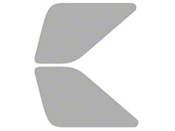 Window Tint Pre-Cut Kit; Rear Quarters; 5% Dark (21-26 Bronco Sport)