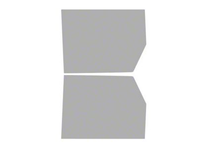 Window Tint Pre-Cut Kit; Rear Roll-Ups; 5% Dark (21-25 Bronco Sport)