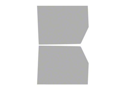 Window Tint Pre-Cut Kit; Rear Roll-ups, Driver and Passenger Side; 25% Medium (21-25 Bronco Sport)