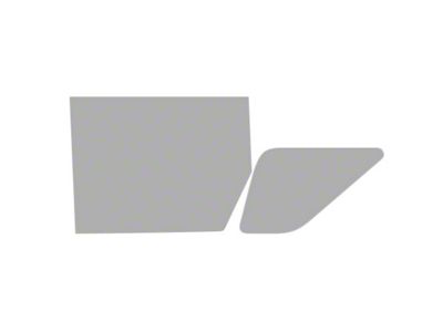 Window Tint Pre-Cut Kit; Rear Roll-ups and Rear Quarters, Driver Side; 25% Medium (21-25 Bronco Sport)