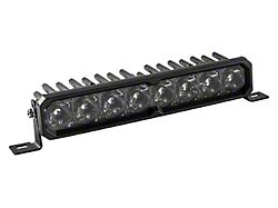 SS10 Sport Single Row LED Light Bar with Amber Backlight; White Spot (Universal; Some Adaptation May Be Required)