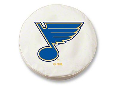 St. Louis Blues Spare Tire Cover with Camera Port; Black (21-25 Bronco)