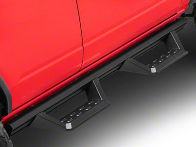 STX Drop Side Step Bars; Black (21-25 Bronco 4-Door)