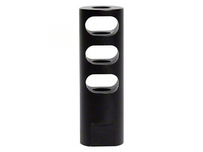 Suppressed Design AR-15 Rifle Barrel Antenna Tip Flash Hider; Black (Universal; Some Adaptation May Be Required)