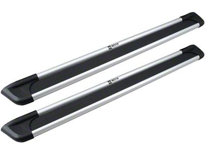 Sure-Grip Running Boards without Mounting Kit; Brushed Aluminum (21-25 Bronco 2-Door)
