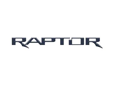 Swing Gate Emblem Inserts; Antimatter Blue (22-25 Bronco Raptor)