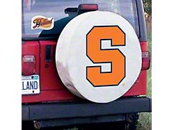 Syracuse University Spare Tire Cover with Camera Port; White (21-25 Bronco)