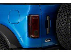 Tail Light Covers; Smoked (21-25 Bronco w/ Factory Halogen Tail Lights)