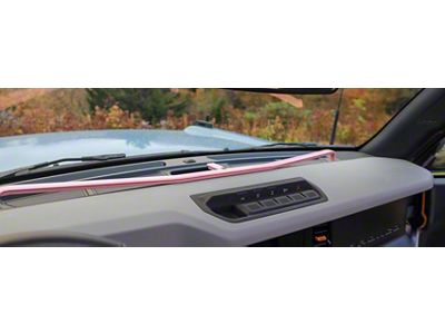 The Full Shebang BYOD Dash Rail; Pink (21-25 Bronco)