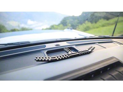 The Slingshot BYOD Dash Rail; Black Onyx (21-25 Bronco)