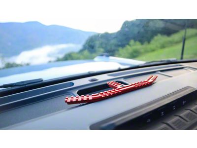 The Slingshot BYOD Dash Rail; Cherry Red (21-25 Bronco)