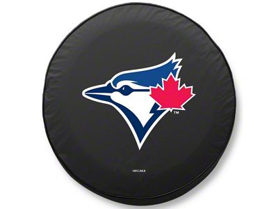 Toronto Blue Jays Spare Tire Cover with Camera Port; Black (21-25 Bronco)