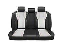 Touring Series Front and Rear Seat Covers; Gray/Black (Universal; Some Adaptation May Be Required)