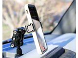 Universal Large Phone Mount; Black (21-26 Bronco)