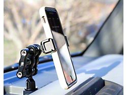 Universal Large Phone Mount; Black (21-25 Bronco)