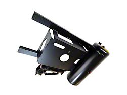 Universal Spare Tire Location Train Horn OnBoard Air System; Black (Universal; Some Adaptation May Be Required)