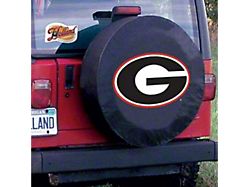 University of Georgia G Spare Tire Cover with Camera Port; Black (21-25 Bronco)