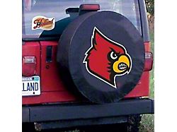 University of Louisville Spare Tire Cover with Camera Port; Black (21-26 Bronco)