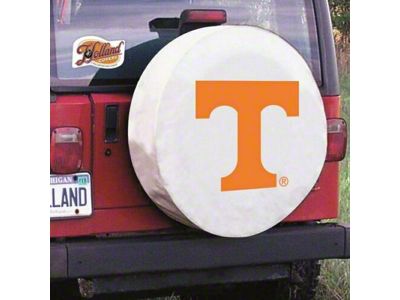 University of Tennessee Spare Tire Cover with Camera Port; White (21-25 Bronco)