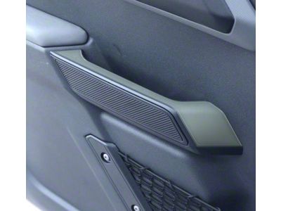 Upper Front Door Pull Handle Accent Trim; Cactus Gray (21-25 Bronco)