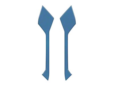 Upper Rear Door Pull Handle Accent Trim; Atlas Blue (21-25 Bronco 4-Door)