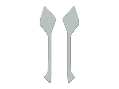 Upper Rear Door Pull Handle Accent Trim; Cactus Gray (21-25 Bronco 4-Door)