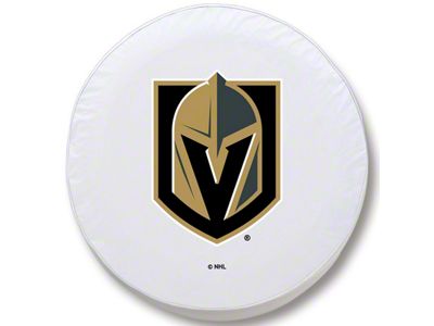 Vegas Golden Knights Spare Tire Cover with Camera Port; White (21-25 Bronco)