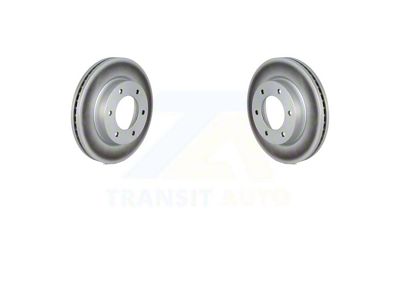 Vented Brake 6-Lug Rotors; Front Pair (21-25 Bronco, Excluding Raptor)