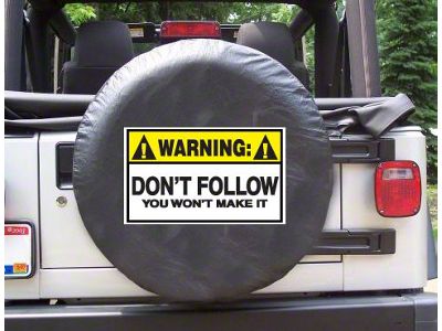 Warning, Don't Follow Spare Tire Cover with Camera Port (21-25 Bronco)