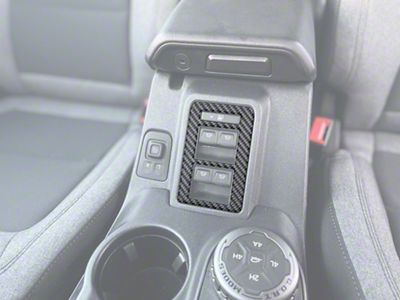 Window Control Switch Accent Trim; Antimatter Blue (21-25 Bronco 4-Door)