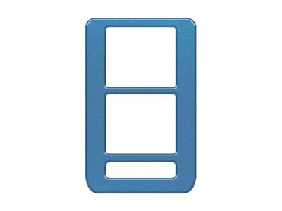 Window Control Switch Accent Trim; Atlas Blue (21-25 Bronco 4-Door)