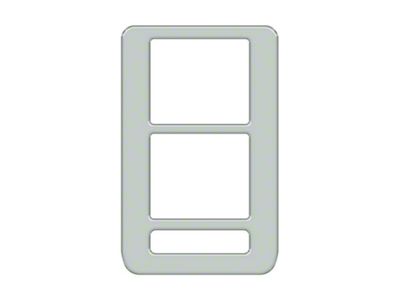 Window Control Switch Accent Trim; Cactus Gray (21-25 Bronco 4-Door)