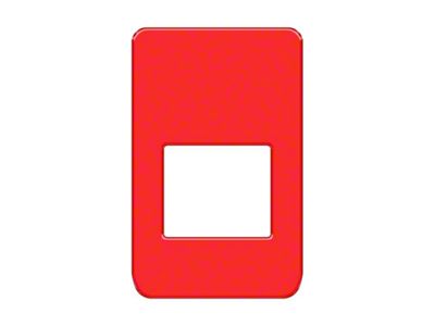 Window Control Switch Accent Trim; Race Red (21-25 Bronco 2-Door)