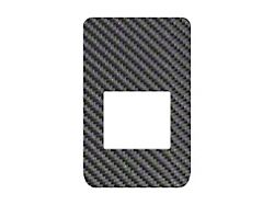 Window Control Switch Accent Trim; Raw Carbon Fiber (21-26 Bronco 2-Door)