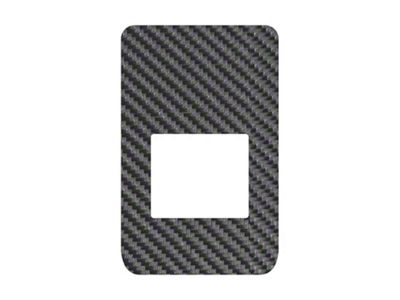 Window Control Switch Accent Trim; Raw Carbon Fiber (21-25 Bronco 2-Door)